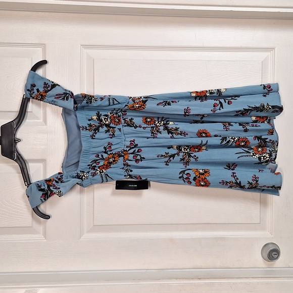 Lulu’s One Sweet Day Light Blue Floral Print XS - Picture 15 of 16